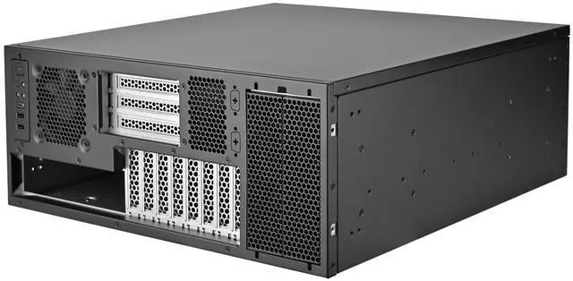 SilverStone Technology RM47-502-I 4U Interchangeable Rackmount Chassis with Front Accessible Expansion Slots SST-RM47-502-I