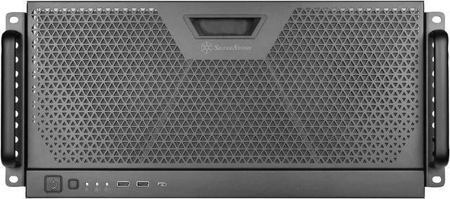 SilverStone Technology RM51 5U Rackmount Server Chassis With Dual 180mm Fans And Enhanced Liquid Cooling Capability