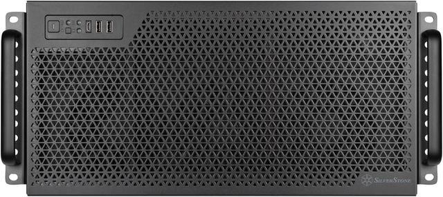 SilverStone Technology RM52 5U Rackmount Server Chassis With Dual 360mm Liquid Cooling Capability