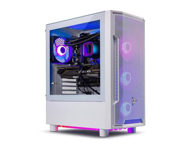 Skytech Archangel Gaming PC Desktop Intel I7 12700F 2.1 GHz (4.9GHz Turbo) NVIDIA RTX 5060 8GB 1TB NVMe SSD 32GB DDR5 RAM 5200 RGB 650W GOLD PSU 240mm ARGB AIO Wi-Fi Win 11