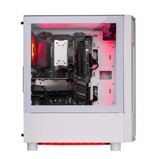Skytech Archangel Gaming PC Desktop Ryzen 5 9600X 3.9 Ghz (5.4GHz Turbo) NVIDIA RTX 5060 8GB 1TB NVMe SSD 32GB DDR5 RAM 5200 RGB 650W GOLD PSU Wi-Fi Win 11