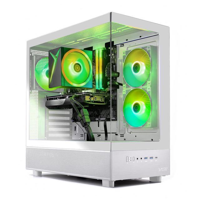 Skytech Azure Gaming PC Desktop Intel I5 14400F 2.5 GHz (4.7GHz Turbo) NVIDIA RTX 5060 8GB 1TB NVMe SSD 16GB DDR5 RAM 6000 650W GOLD PSU Wi-Fi Win 11 Montech XR