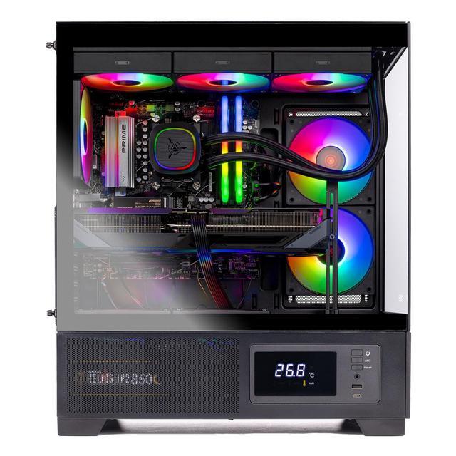 Skytech Azure Gaming PC Desktop Intel I7 14700F 2.1 GHz (5.3GHz Turbo) NVIDIA RTX 5060 8GB 1TB NVMe SSD 32GB DDR5 RAM 5200 RGB 850W GOLD ATX 3 PSU 360mm ARGB AIO Wi-Fi Win 11