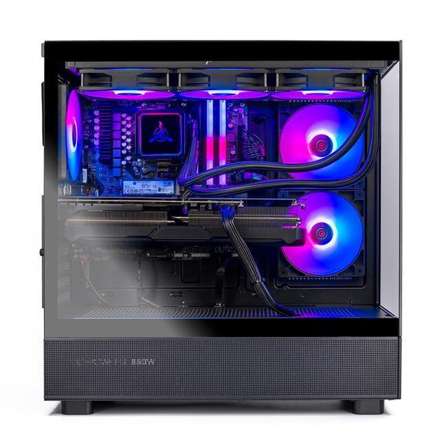Skytech Azure Gaming PC Desktop Ryzen 7 9800X3D 4.7 GHz (5.2 GHz Turbo) NVIDIA RTX 5070 12GB 2TB Gen4 NVMe SSD 32GB DDR5 RAM 6000 RGB 850W GOLD PSU 360mm ARGB AIO Wi-Fi Win 11 Montech XR