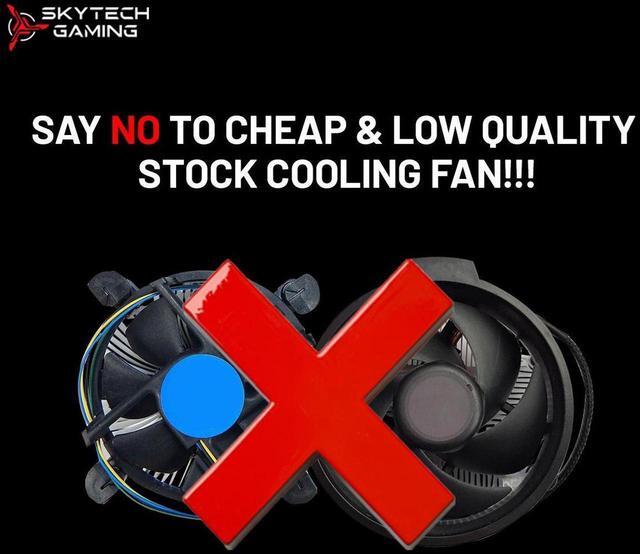 Skytech Azure Gaming PC Desktop Ryzen 7 9800X3D 4.7 GHz (5.2 GHz Turbo Boost) AMD RX 9070 XT 16GB GDDR6 2TB Gen4 NVME SSD 32GB DDR5 RAM 6000 RGB 1000W GOLD PSU Wi-Fi Win 11