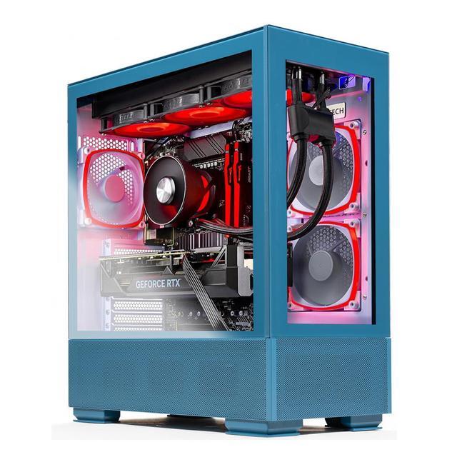 Skytech Azure Gaming PC Intel I9 14900KF 3.2GHz NVIDIA RTX 5070 12GB Z790 Board 2TB Gen4 NVMe SSD 32GB DDR5 RAM 6000 850W GOLD ATX 3 PSU 360 ARGB AIO Wi-Fi Win 11 Montech Sky Two