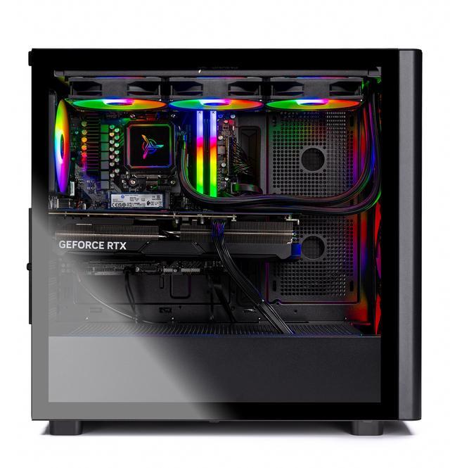 Skytech Chronos Gaming PC Desktop Ryzen 9 9900X 4.4 GHz (5.6GHz Turbo) NVIDIA RTX 5070 12GB 2TB Gen4 NVMe SSD 32GB DDR5 RAM 6000 RGB 850W GOLD PSU 360mm ARGB AIO Wi-Fi Win 11