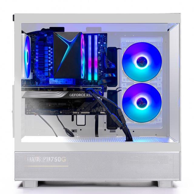 Skytech Gaming Azure 3 Desktop PC Ryzen 7 7700 3.8 GHz (5.3GHz Turbo) AMD RX 9060 XT 16GB 1TB Gen4 NVMe SSD 32GB DDR5 RAM RGB 650W GOLD PSU Wi-Fi Win 11