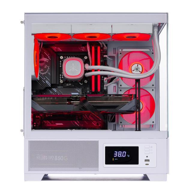 Skytech Gaming Azure 3 Plus Desktop PC Intel I7 14700K 3.4 GHz (5.5GHz) NVIDIA RTX 5070 Ti 16GB 1TB Gen4 NVMe SSD 32GB DDR5 RAM 5200 RGB 850W GOLD ATX 3 PSU 360mm ARGB AIO Wi-Fi Win 11