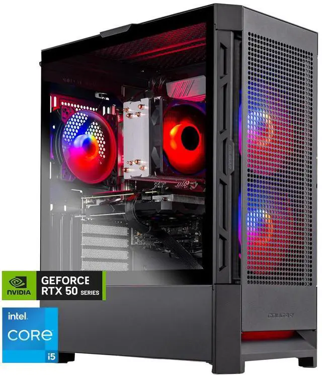 Skytech Gaming Blaze4 Mini Desktop PC Intel i5 14400F 2.5 GHz (4.7GHz) NVIDIA RTX 5050 8GB 1TB NVMe SSD 16GB DDR5 RAM 6000 650W GOLD PSU Wi-Fi Win 11