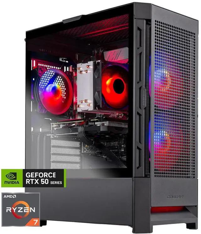 Skytech Gaming Blaze4 Mini Desktop PC Ryzen 7 5700 3.7 GHz (4.6GHz) NVIDIA RTX 5050 8GB 1TB NVMe SSD 16GB DDR4 RAM 3200 650W GOLD PSU Wi-Fi Win 11