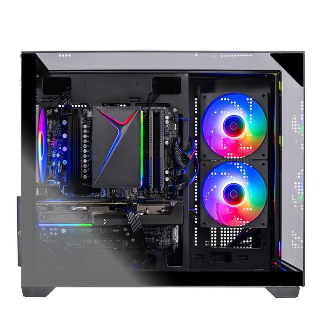 Skytech Gaming Crystal Desktop PC Intel I5 14400F 2.5 GHz (4.7GHz Turbo) NVIDIA RTX 5060 1TB NVMe SSD 32GB DDR5 RAM 5200 650W GOLD PSU Wi-Fi Win 11