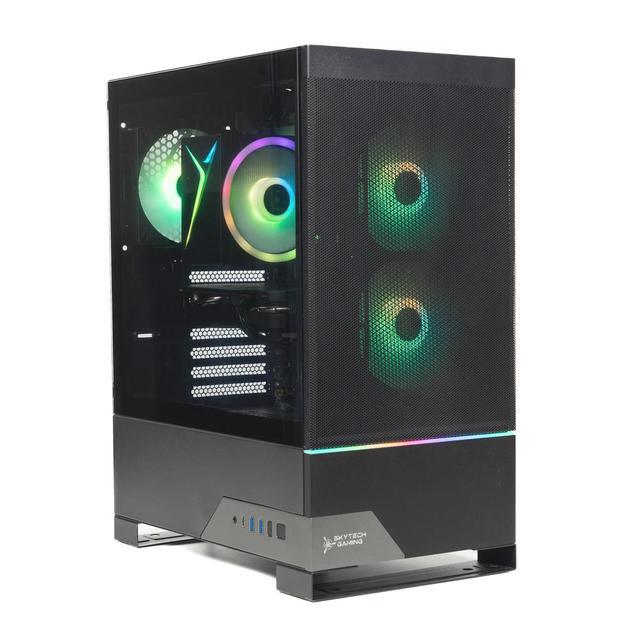 Skytech Gaming Nebula 2 Desktop PC Intel I5 14400F 2.5 GHz (4.7GHz) NVIDIA RTX 5050 8GB 1TB NVMe SSD 16GB DDR5 RAM 6000 650W GOLD PSU Wi-Fi Win 11