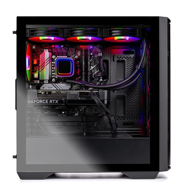 Skytech Gaming Rampage Gaming PC AMD Ryzen 9 9900X 4.4GHz NVIDIA RTX 5070 Ti 16GB 2TB Gen4 NVMe SSD 32GB DDR5 RAM 6000 850W GOLD ATX 3 PSU 360 ARGB AIO Wi-Fi Win 11 Desktop