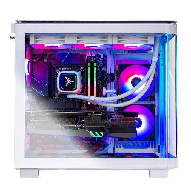 Skytech King 95 Gaming PC Desktop Intel I7 14700F 2.1 GHz (5.3GHz Turbo Boost) NVIDIA RTX 5070 12GB GDDR7 1TB Gen4 SSD 32GB DDR5 RAM 6000 RGB 850W GOLD PSU 360mm ARGB AIO Wi-Fi Win 11 Home