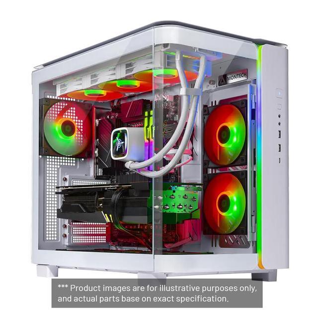 Skytech King 95 Gaming PC Desktop Ryzen 7 9700X 3.8 GHz (5.5GHz Turbo) NVIDIA RTX 5070 12GB GDDR7 1TB Gen4 SSD 32GB DDR5 RAM 6000 RGB 850W GOLD PSU 360mm ARGB AIO Wi-Fi Win 11 Home