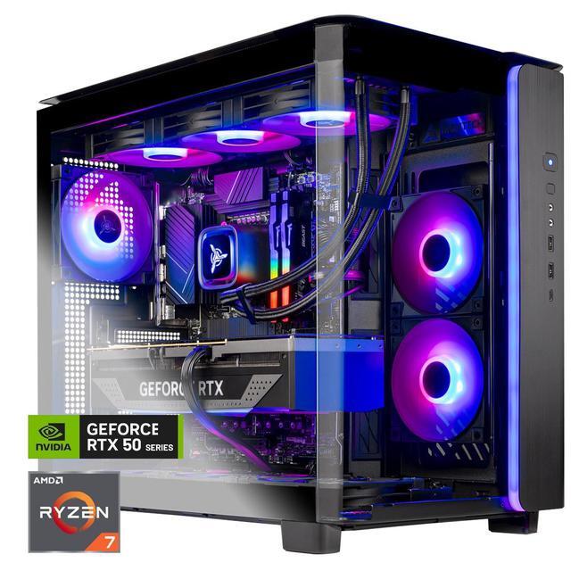 Skytech King 95 Gaming PC Desktop Ryzen 7 9800X3D 4.7 GHz (5.2 GHz Turbo) NVIDIA RTX 5080 16GB 2TB Gen4 NVMe SSD 32GB DDR5 RAM 6000 RGB 850W GOLD ATX 3 PSU 360mm ARGB AIO Wi-Fi Win 11