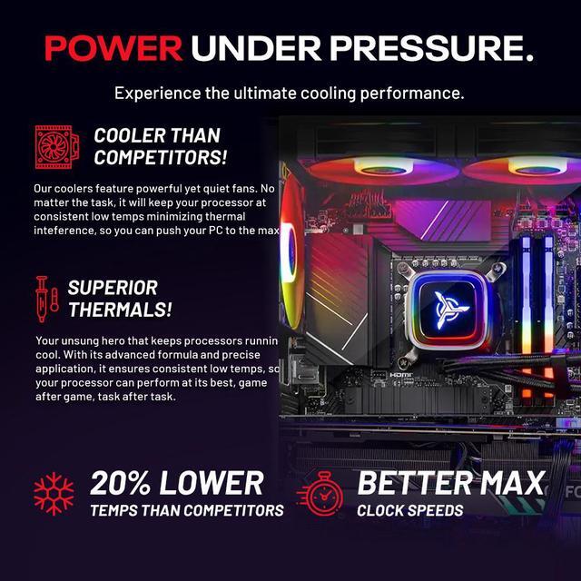 Skytech King 95 Gaming PC Desktop Ryzen 7 9800X3D 4.7 GHz (5.2 GHz Turbo) NVIDIA RTX 5080 16GB 2TB Gen4 NVMe SSD 32GB DDR5 RAM 6000 RGB 850W GOLD ATX 3 PSU 360mm ARGB AIO Wi-Fi Win 11