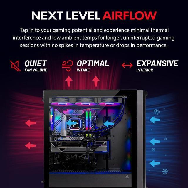 Skytech Legacy Gaming PC Desktop AMD Ryzen 7 9800X3D 4.70GHz X670 Motherboard AMD RX 7900XTX 24GB GDDR6 2TB Gen4 SSD 32GB DDR5 RAM 6000 1000W GOLD ATX 3.0 PSU 360mm ARGB AIO Wi-Fi Win 11 Home