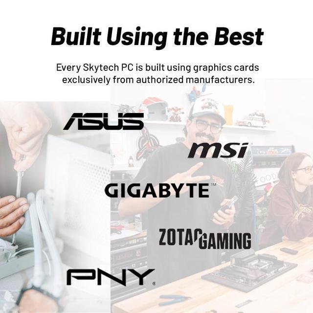 Skytech Legacy Gaming PC Desktop Ryzen 7 9800X3D 4.7 GHz (5.2 GHz Turbo) X670 Motherboard NVIDIA RTX 5080 16GB GDDR7 1TB Gen4 SSD 32GB DDR5 6000 1000W GOLD ATX 3.0 360mm AIO Wi-Fi Win 11 Home