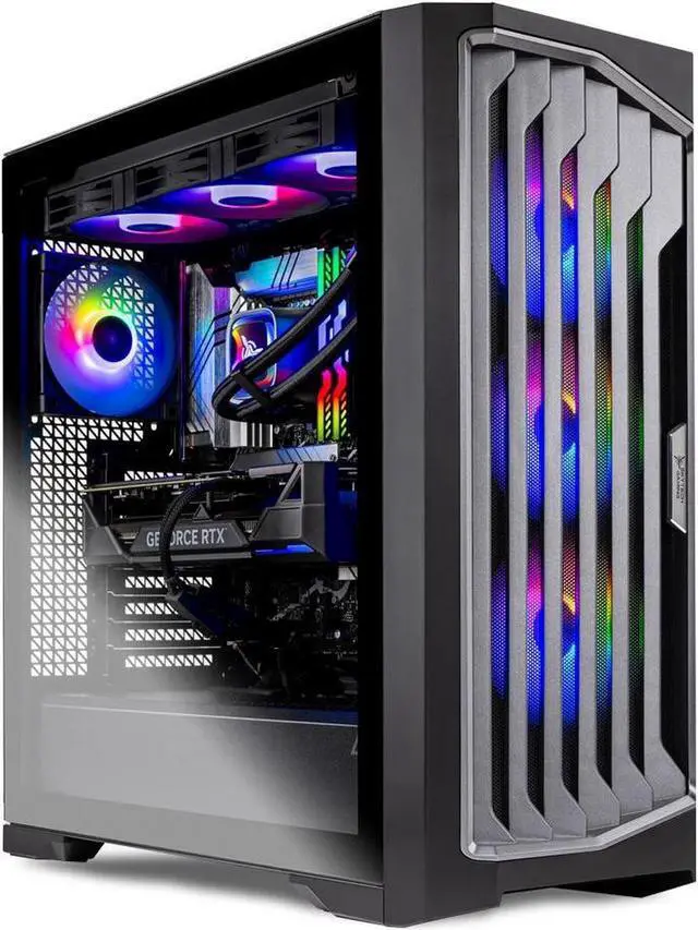 Skytech Legacy Gaming PC Desktop Ultra 7 265K 3.9 GHz(5.4 GHz Turbo) NVIDIA RTX 5080 16GB GDDR7 1TB Gen4 SSD 32GB DDR5 RAM 6000 RGB 1000W GOLD ATX 3.0 PSU 360mm ARGB AIO Wi-Fi Win 11 Home