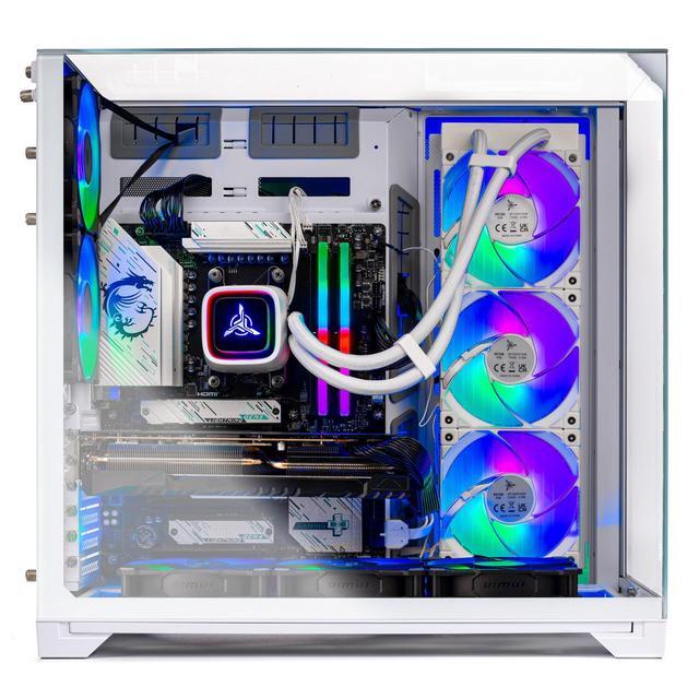 Skytech O11 Vision Gaming PC Desktop Intel I9 14900KF 3.2 GHz (5.6GHz Turbo) Z790 Motherboard NVIDIA RTX 5080 16GB 2TB Gen4 NVMe SSD 32GB DDR5 6000 RGB 850W GOLD ATX 3 360mm AIO Wi-Fi Win 11