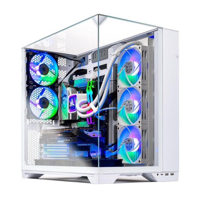 Skytech O11 Vision Gaming PC Desktop Ryzen 9 9900X3D 4.4 GHz (5.5GHz Turbo Boost) X870 Motherboard NVIDIA RTX 5080 16GB GDDR7 2TB Gen4 NVMe SSD 64GB DDR5 6000 1000W GOLD ATX 3.0 Wi-Fi Win 11
