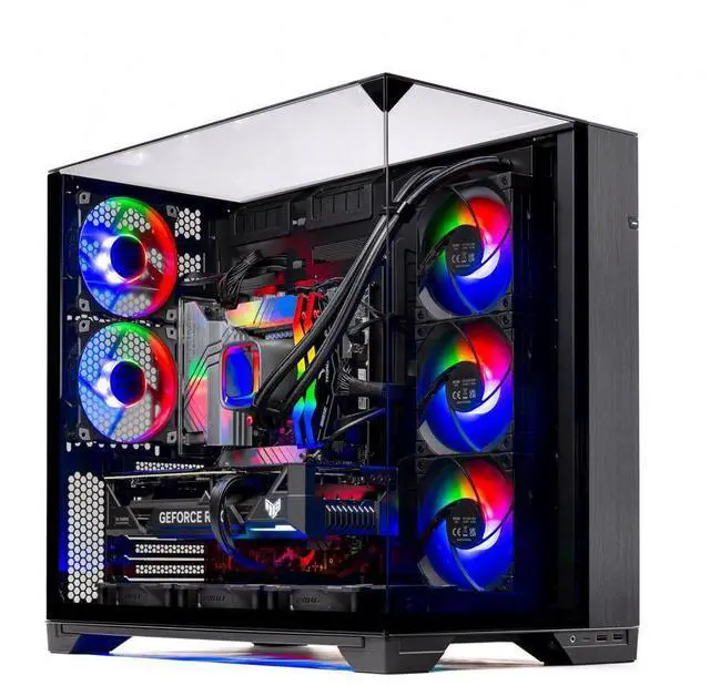 Skytech O11 Vision Gaming PC Desktop Ryzen 9 9900X3D 4.4 GHz (5.5GHz Turbo Boost) AMD RX 9070XT 16GB GDDR6 1TB Gen4 NVMe SSD 32GB DDR5 RAM 6000 RGB 850W GOLD PSU Wi-Fi Win 11