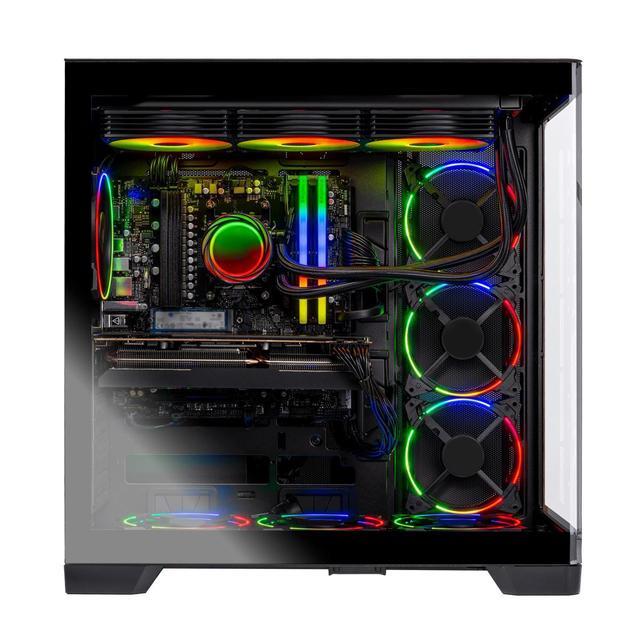 Skytech Prism 4 Gaming PC Desktop Ryzen 7 7800X3D 4.2 GHz (5GHz Turbo) AMD RX 9070 XT 16GB 2TB Gen4 NVMe SSD 32GB DDR5 6000 850W GOLD ATX 3 PSU 360mm AIO Wi-Fi Win 11 Antec C8 Curved Wood