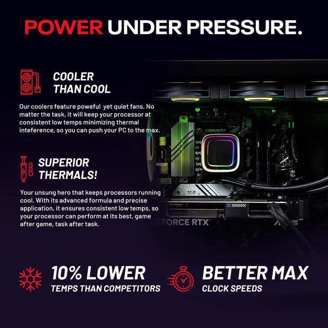 Skytech Rampage Gaming PC Desktop Intel I7 14700F 2.1 GHz (5.3GHz Turbo) NVIDIA RTX 5070 Ti 16GB GDDR7 1TB Gen4 SSD 32GB DDR5 6000 850W GOLD ATX 3.0 PSU 360mm AIO Wi-Fi Win 11 Home