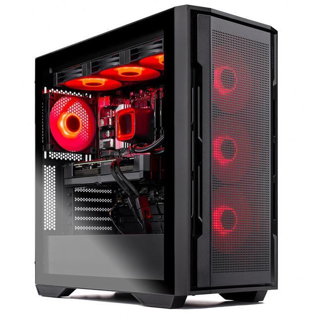 Skytech Rampage Gaming PC Desktop Ryzen 7 7700X 4.5 GHz (5.4GHz Turbo) NVIDIA RTX 5070 Ti 16GB GDDR7 1TB Gen4 SSD 32GB DDR5 6000 850W GOLD ATX 3.0 PSU 360mm AIO Wi-Fi Win 11 Home