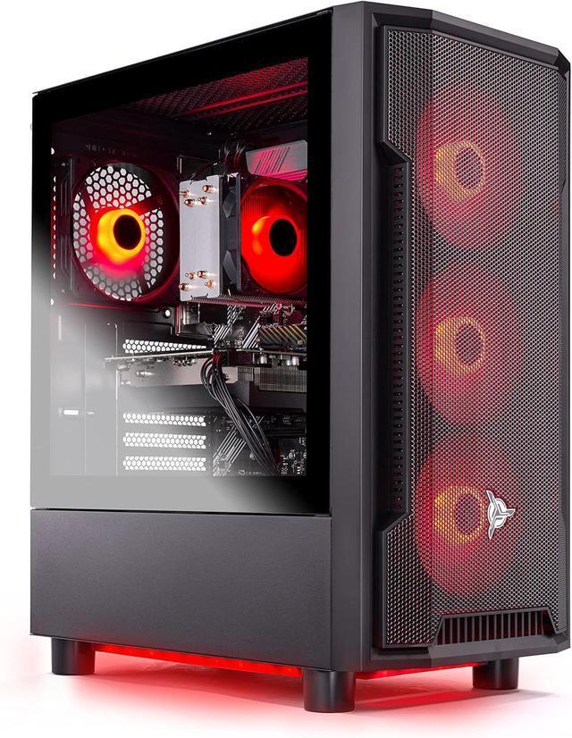Skytech Shadow Gaming PC Desktop Ryzen 5 5500 3.6 GHz (4.2GHz Turbo) INTEL ARC B580 12GB 1TB NVMe SSD 16GB DDR4 RAM 3200 650W GOLD PSU Wi-Fi Win 11