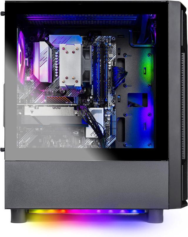 Skytech Shadow Gaming PC Desktop Ryzen 5 5500 3.6 GHz (4.2GHz Turbo) INTEL ARC B580 12GB 1TB NVMe SSD 16GB DDR4 RAM 3200 650W GOLD PSU Wi-Fi Win 11