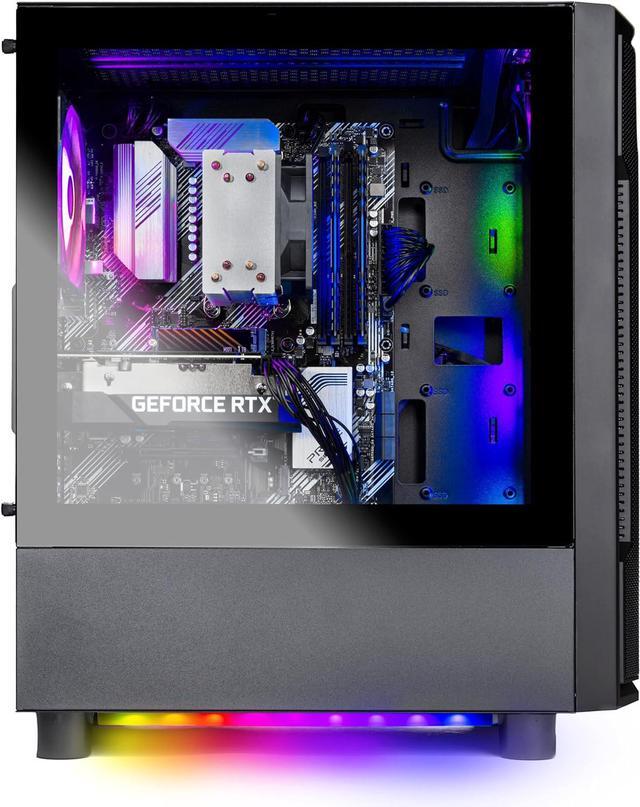 Skytech Shadow Gaming PC Desktop Ryzen 5 5500 3.6 GHz (4.2GHz Turbo Boost) NVIDIA RTX 3050 6GB GDDR6 500GB SSD 16GB DDR4 RAM 3200 650W GOLD PSU Wi-Fi Win 11 Home