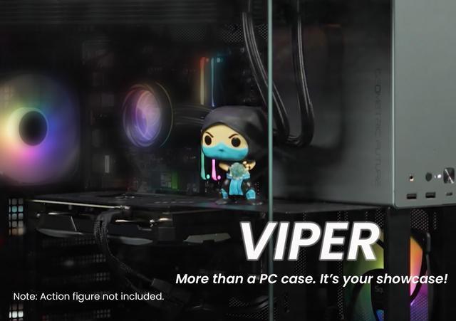 Skytech Viper Gaming PC Desktop Ryzen 7 7800X3D 4.2 GHz (5GHz Turbo) AMD RX 9070 XT 16GB 1TB Gen4 NVMe SSD 32GB DDR5 6000 850W GOLD ATX 3 360mm ARGB AIO Wi-Fi Win 11 GEOMETRICFUTURE Model 5