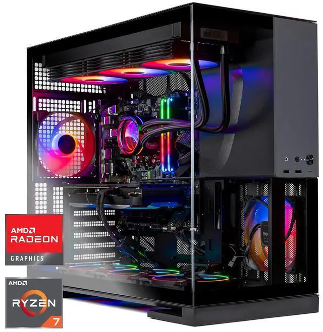 Skytech Viper Gaming PC Desktop Ryzen 7 9700X 3.8 GHz (5.5GHz Turbo) AMD RX 9070 XT 16GB 1TB Gen4 NVMe SSD 32GB DDR5 6000 850W GOLD ATX 3 PSU 360mm ARGB AIO Wi-Fi Win 11 GEOMETRICFUTURE M5