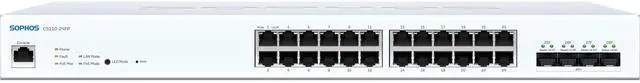 Sophos 100 CS110-24FP Ethernet Switch 24 Ports - Manageable - Gigabit Ethernet 10 Gigabit Ethernet - 10/100/1000Base-T 10GBase-X - 2 Layer Supported - 410 W PoE Budget - Twisted Pair Optical Fiber
