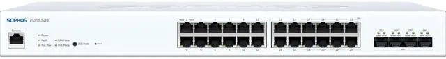 Sophos 200 CS210-24FP Ethernet Switch 24 Ports - Manageable - Gigabit Ethernet 2.5 Gigabit Ethernet 10 Gigabit Ethernet - 10/100/1000Base-T 2.5GBase-T 1000Base-X 10GBase-X - 2 Layer Supported