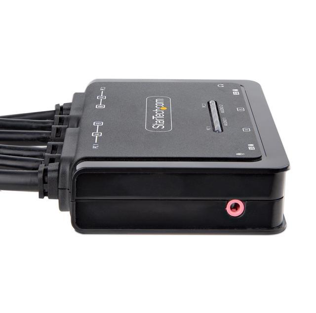 StarTech 2-Port Dual-Monitor DisplayPort Cable KVM Switch C2DD46UA2CBLKVM