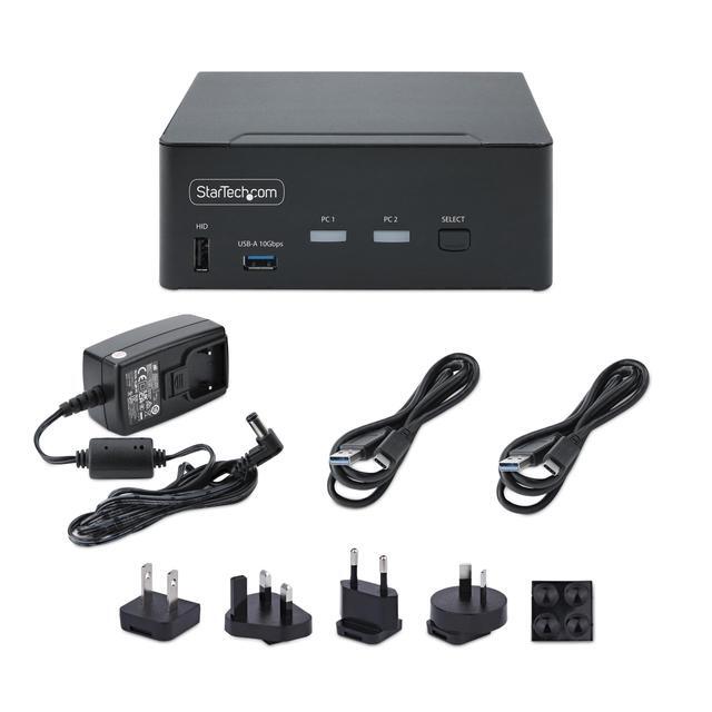 StarTech 2-Port Dual-Monitor DisplayPort KVM Switch P2CDD143-KVM-SWITCH