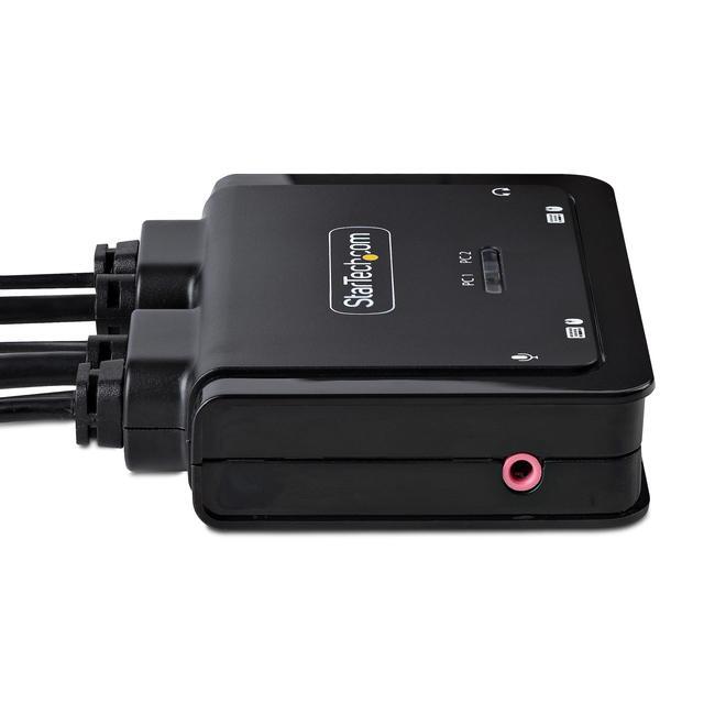 StarTech 2-Port USB-C Cable KVM Switch 4K 60Hz C2D46UC2CBLKVM