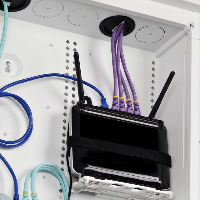 StarTech 28-Inch Wall-Mount Media Enclosure - Cable Management Box For Network Distribution - Structured Media Enclosure - Mounting Fixtures And Modules Included 28P1-MEDIA-ENCLOSURE