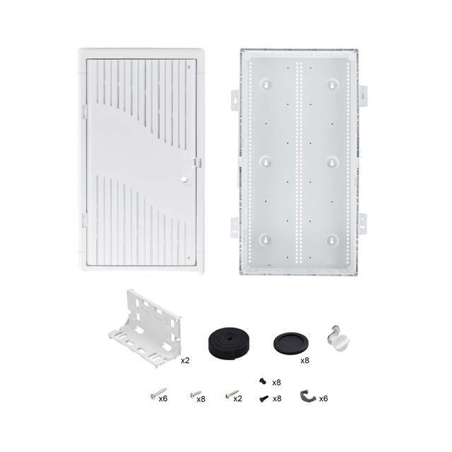StarTech 28-Inch Wall-Mount Media Enclosure - Cable Management Box For Network Distribution - Structured Media Enclosure - Mounting Fixtures And Modules Included 28P1-MEDIA-ENCLOSURE