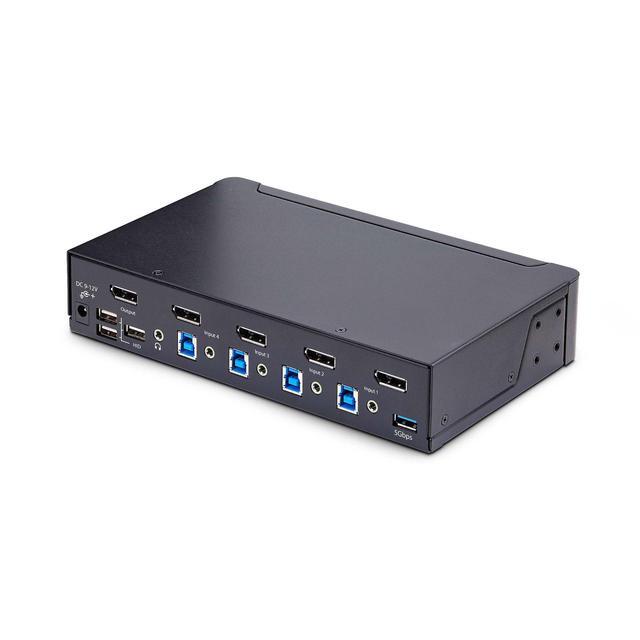 StarTech 4-Port DisplayPort 1.4 KVM Switch TAA Compliant D86A2-4-PORT-8K-KVM
