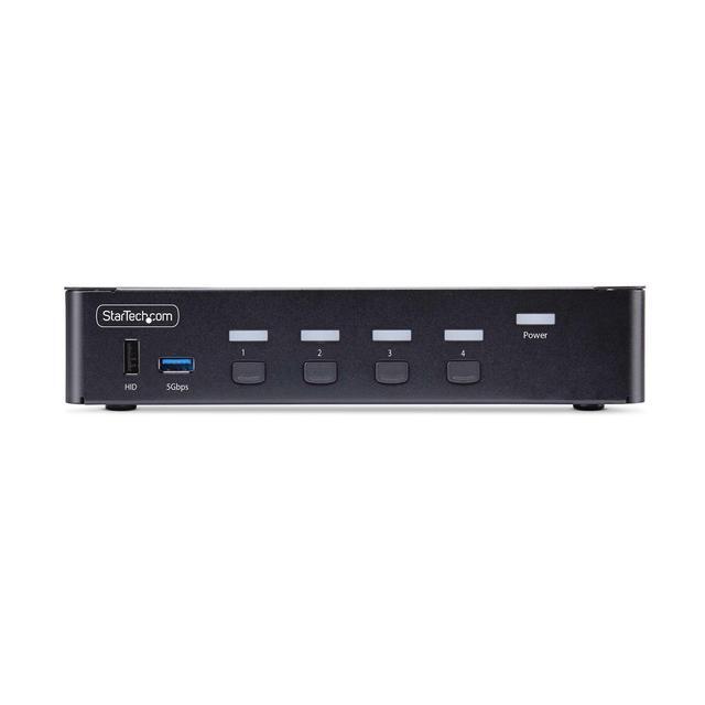 StarTech 4-Port DisplayPort 1.4 KVM Switch TAA Compliant D86A2-4-PORT-8K-KVM