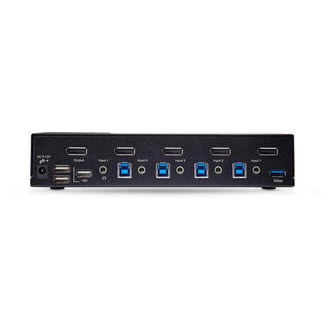 StarTech 4-Port DisplayPort 1.4 KVM Switch TAA Compliant D86A2-4-PORT-8K-KVM