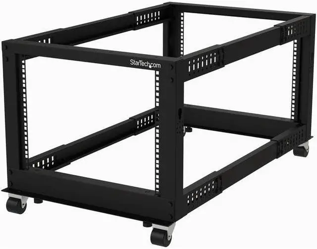 StarTech 8U 19" Open Frame Server Rack Compact 4 Post 4POSTRACK8U