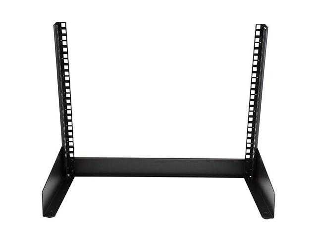 StarTech 8U Desktop Rack - 19 In. 2-Post Open Frame Rack