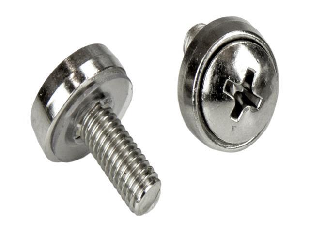 StarTech CABSCRWM520 StarTech.com Rack Screws - 20 Pack - Installation Tool - 12 Mm M5 Screws - M5 Nuts - Cabinet Mounting Screws And Cage Nuts