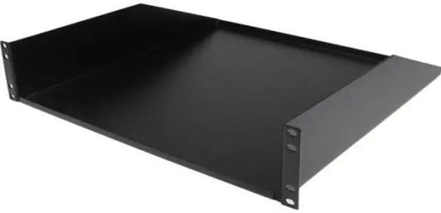 StarTech.com 1U Rack Mount Cantilever Shelf - Heavy Duty Fixed Server Rack Cabinet Shelf - 125lbs / 56kg